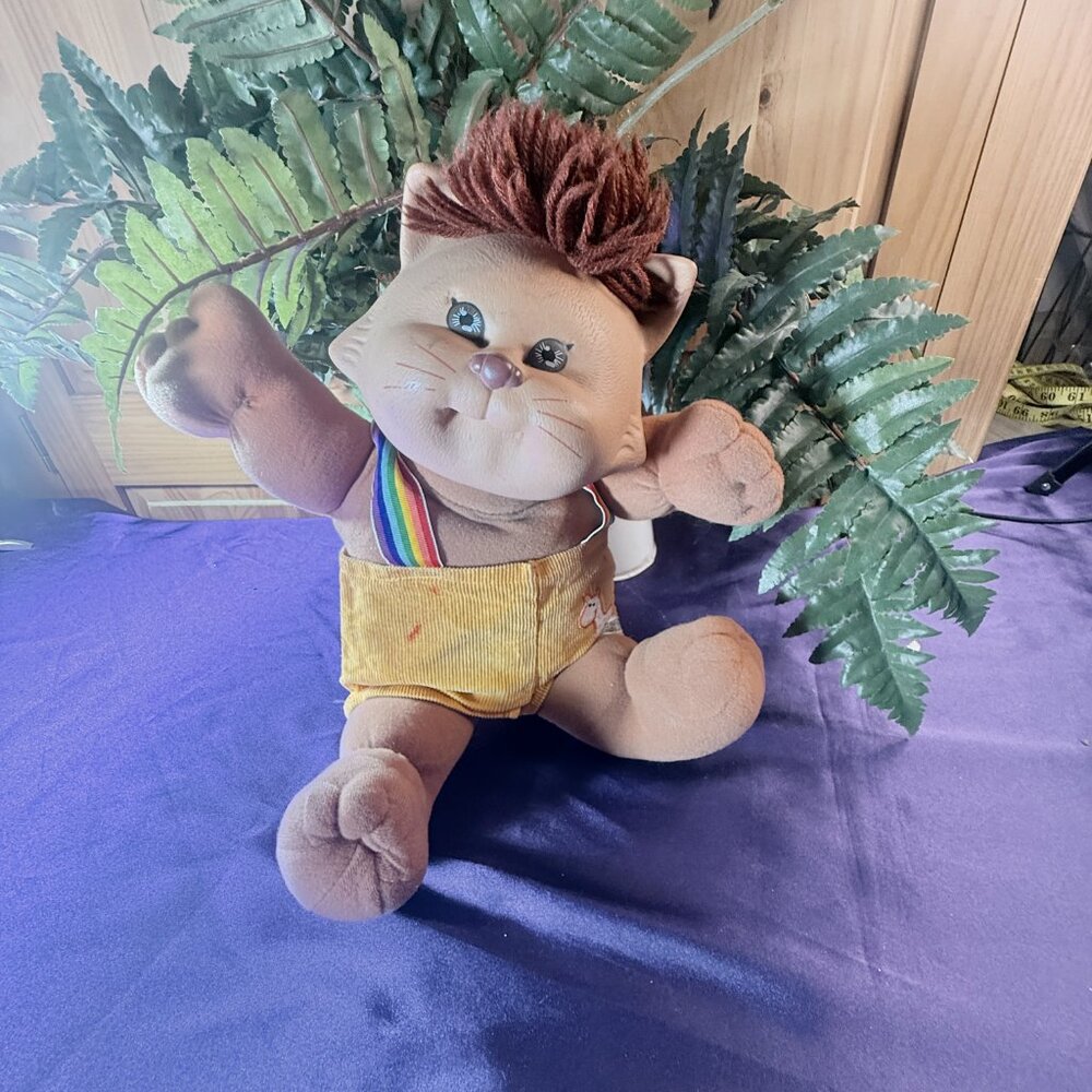 VTG 📌Cabbage Patch Kids "Koosas" Cat Doll 80s